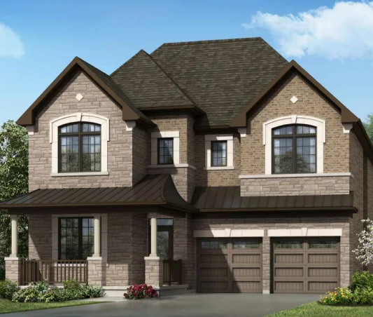 Hawthorne East Village Milton detached home elevation by Mattamy Homes